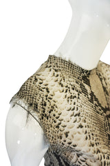 Resort 2011 Snakeskin Print Lanvin Silk Shift Dress
