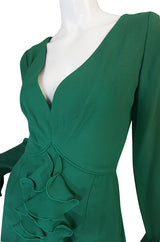 Rare 1960s Lucie Ann Crepe Jumpsuit