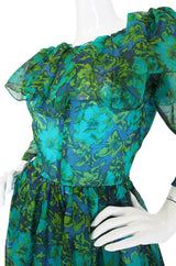 1960s Bonnie Cashin for Dorian Silk Chiffon Gown