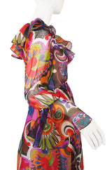 1960s Silk Oscar de la Renta Dress