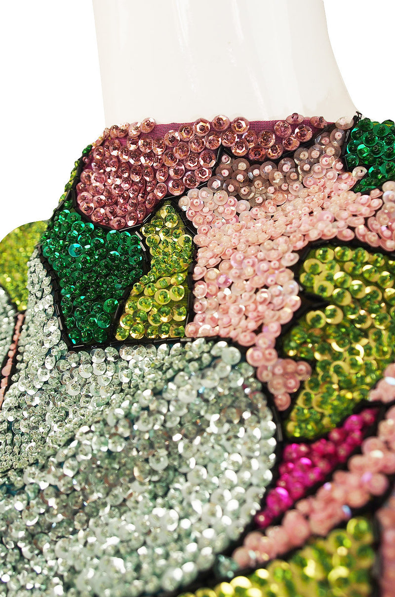 Incredible 1960s Sequin & Bead Maxi Dress