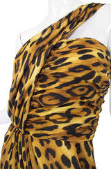 Fall 2009 Leopard Oscar de la Renta Runway Gown