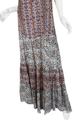 S/S 2016 See by Chloe RTW Look 25 Off Shoulder Printed Maxi Dress