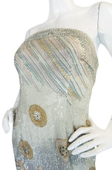 F/W 1995-96 Giorgio Armani Couture Fully Beaded Runway Dress