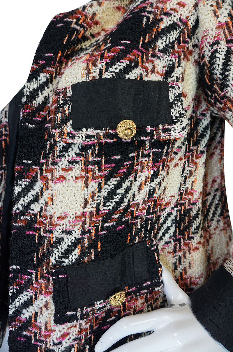 1960s Unlabelled Chanel Haute Couture Boucle Suit
