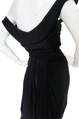 Extraordinary 1940s Ceil Chapman Attr Jersey Dress