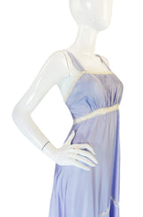 1970s Silk & Lace Chloe Lingerie Set