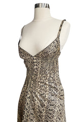 Spring 2013 Valentino Runway Look 33 Natural Snakeskin Slip Dress