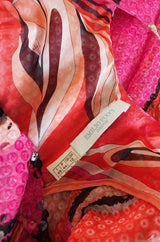 1990s Pink  Silk & Sequin Pucci Shift Dress