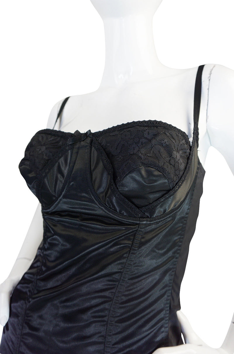 S/S 1992 Rare Dolce & Gabbana Lingerie Corset Bustier Dress