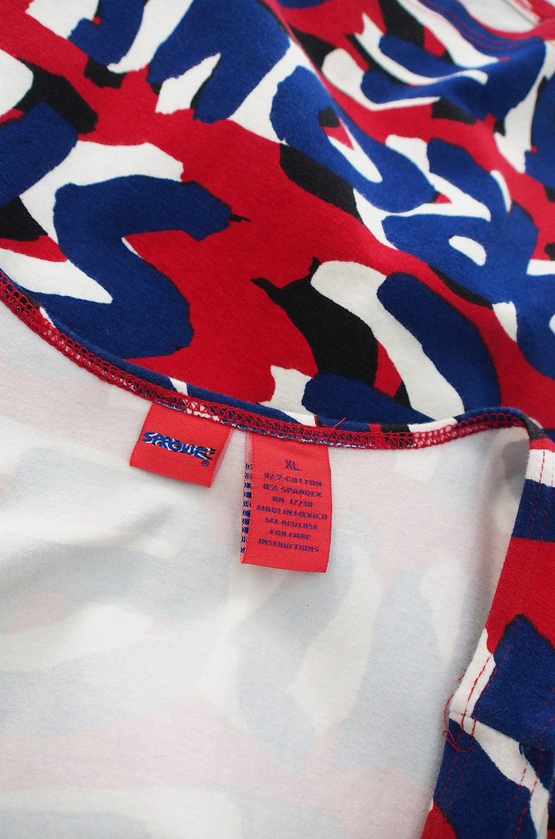 2002 Steven Sprouse Cut Out T-Shirt Dress