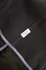 1980s Geoffrey Beene Tuxedo Shift Dress