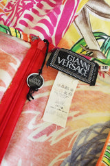 Rare 1990s Versace Couture Miami T Shirt Dress