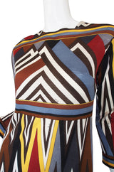 1960s Emilio Pucci Fine Silk & Cashmere Dress