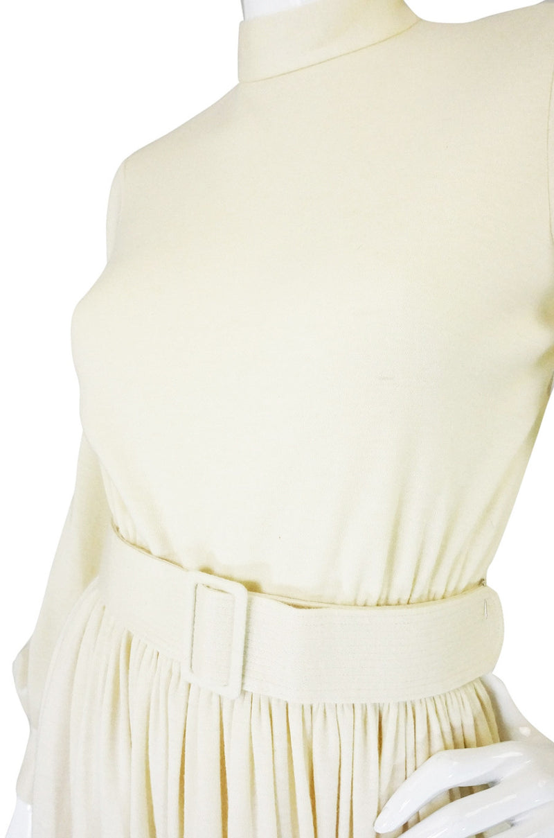 1960s Couture Norell Soft Knit Dress