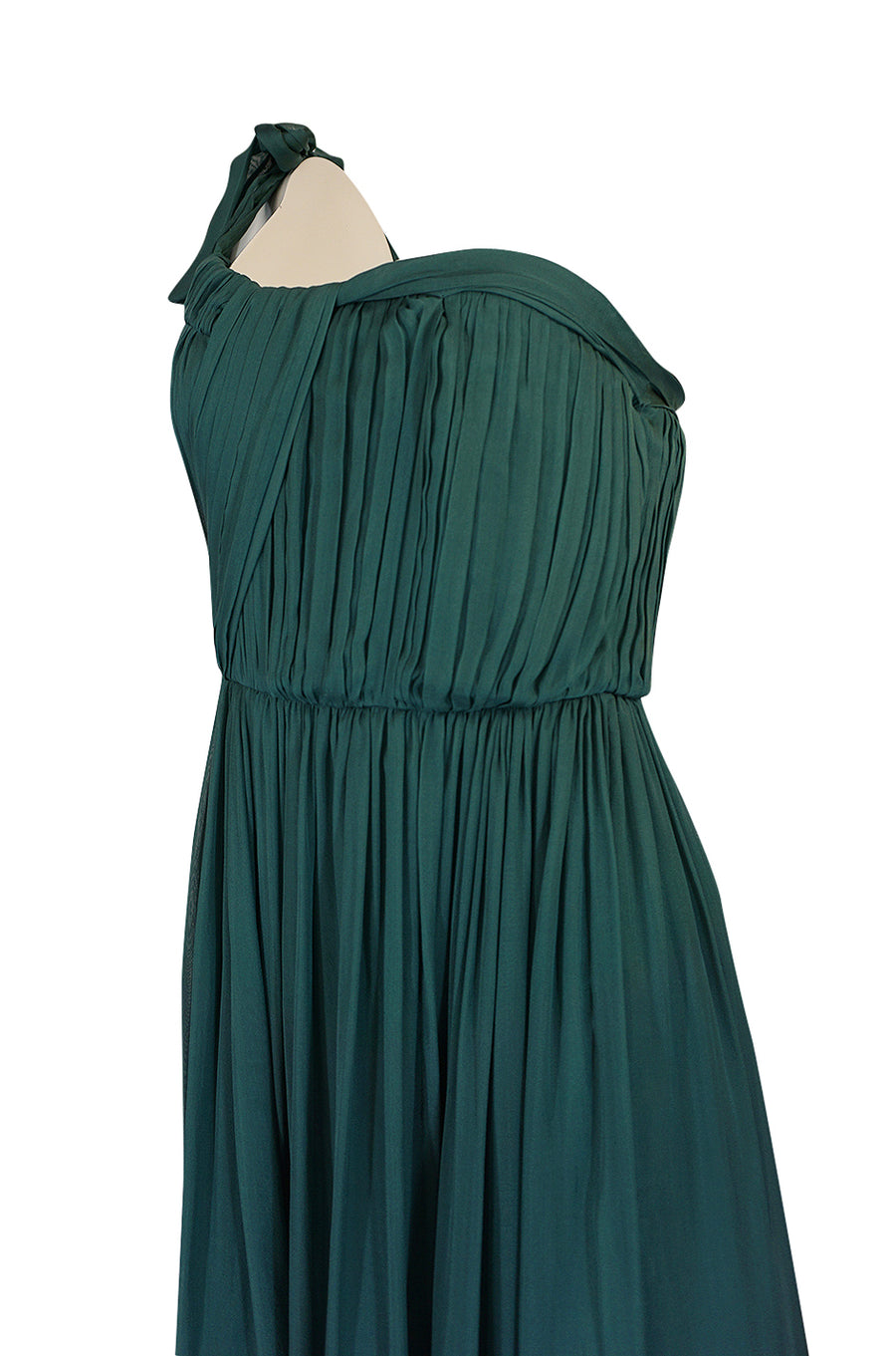 Pre-Fall 2008 Stella McCartney Silk Chiffon One Shoulder Dress  Shrimpton  Couture