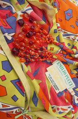 1960s Silk Jersey Pucci with Crystal Coppola Belt