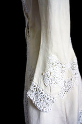Edwardian Linen & Lace Walking Suit