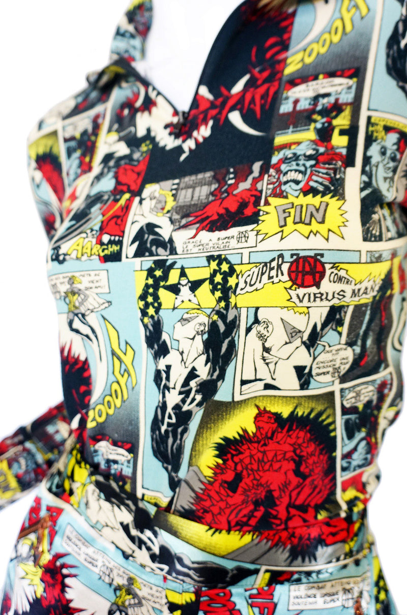 1990s JPG Cartoon Mini Skirt & Top