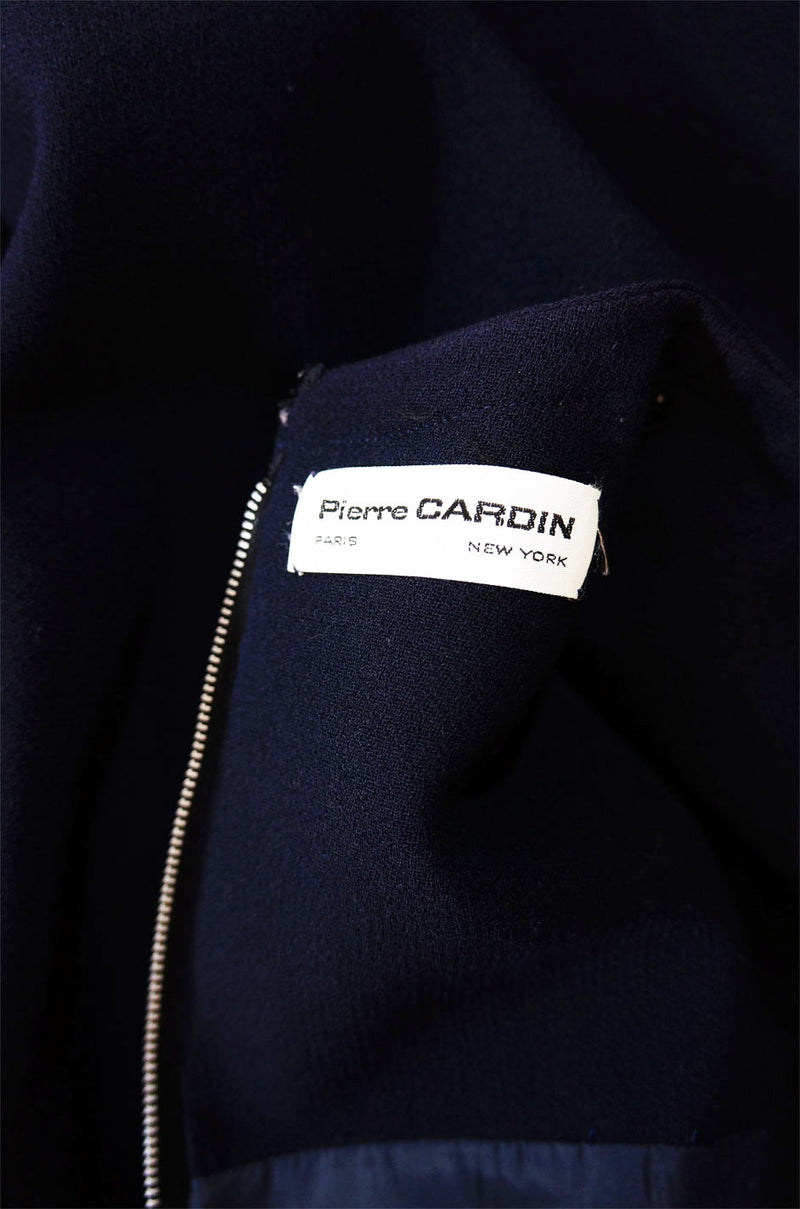 1960s Rare Pierre Cardin Cut Out Dress