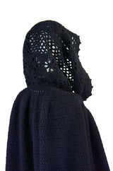 Rare 1960s Sybil Connolly Crochet Cape