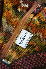 1970s Iconic Jean Varon Knit Maxi Dress