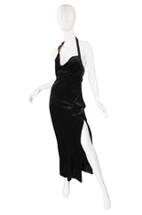 1990s Galliano for Christian Dior Velvet Gown