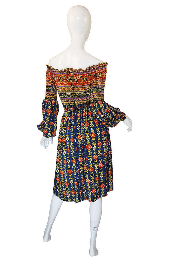 Documented 1971 Oscar de La Renta Dress