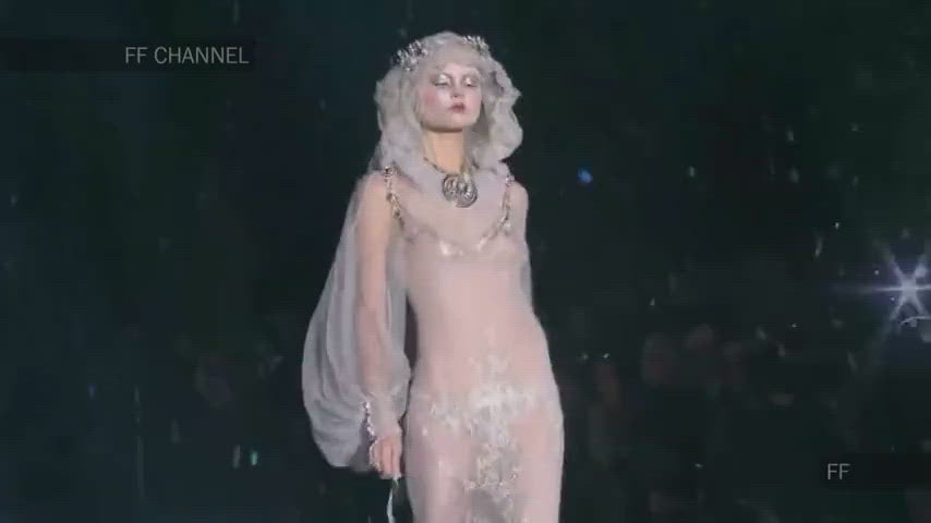 Important Fall 2009 John Galliano “Beautifully Iced Maidens” Beaded Ne –  Shrimpton Couture