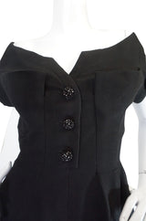 Exceptional 1950s Haute Couture Maggy Rouff Dress