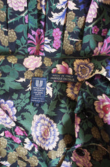 1970s Emanuel Ungaro Silk Print Dress