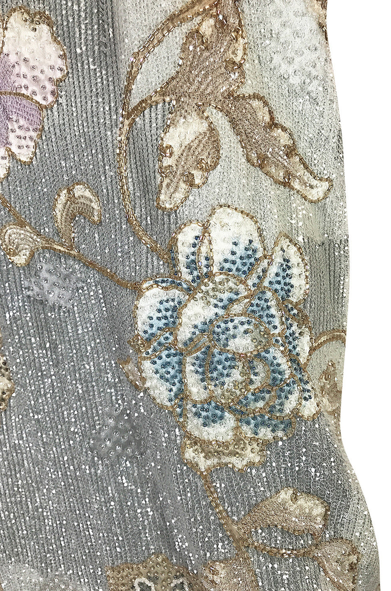 F/W 1995-96 Giorgio Armani Couture Fully Beaded Runway Dress