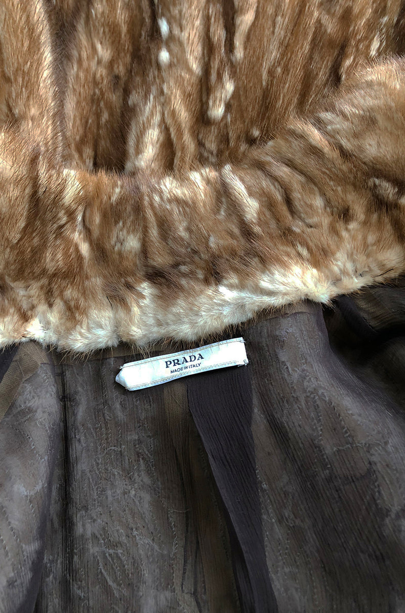 F/W 2002 Prada Runway Look 32 Documented Mink Fur Jacket