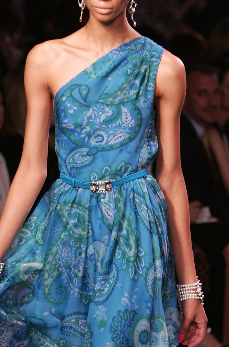 blue dress dior Mark Shaw - Dior Blue Compiegne Dress, 1954 - Mark Shaw Editioned Gicle Print For Sale at 1stDibs