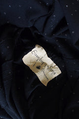 Rare 1940s Eisenberg and Sons Studded Dress