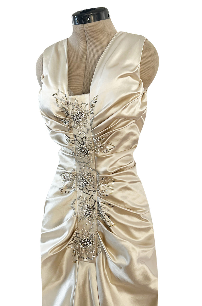 John Galliano 2007 Faberge Rare Runway Finale Gown Dress For