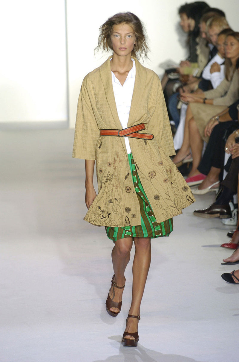 S/S 2005 Marni Runway Embroidered Duster Coat