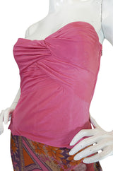 1990s Galliano for Dior Silk Corset & Skirt Set