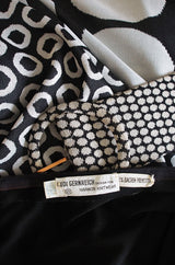 c.1965 Rudi Gernreich Dot Maxi Dress with Belt