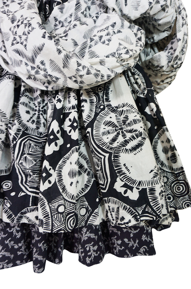 Mid 60s-early 1970s Louis Feraud Couture Cotton BallGown