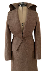 Spectacular Fall 2006 Alexander McQueen 'The Widows of Culloden' Collection Look 15 Skirt Suit