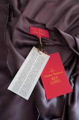 1990s Vivienne Westwood Light Purple Draped Red Label Dress