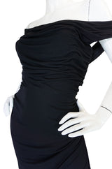 Extraordinary 1940s Ceil Chapman Attr Jersey Dress