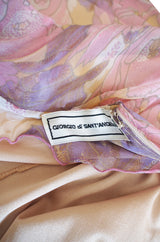 1970s Giorgio di Sant Angelo Backless Dress & Jacket