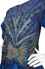 1987 "Secrets Of the Nile" Zandra Rhodes Beaded Gown