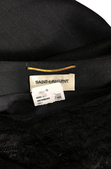 S/S 2017 Saint Laurent One Shoulder Deconstructed Runway Dress