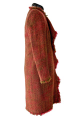 Fall 2000 Chanel by Karl Lagerfeld Haute Couture Runway Look 17 Sleeveless Dress & Coat