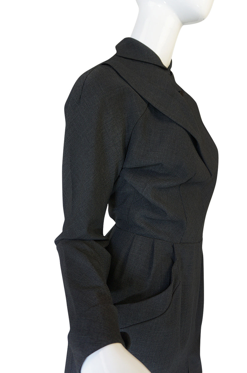 c1955 Christian Dior Original Demi-Couture Fitted Dress