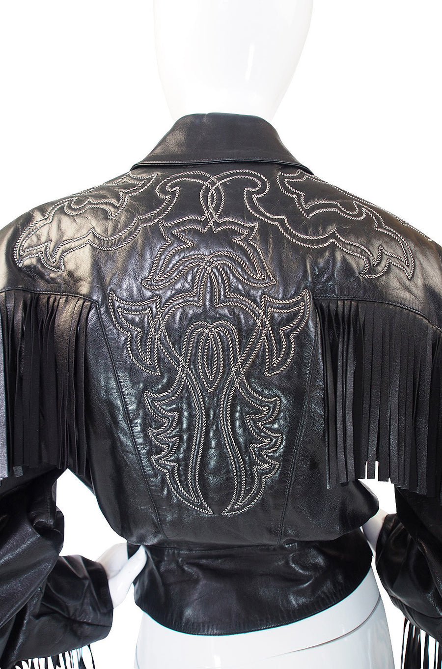 1979 Claude Montana Fringed Leather Jacket – Shrimpton Couture