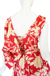 1960s Marc Bohan for Christian Dior Floral Print Dress